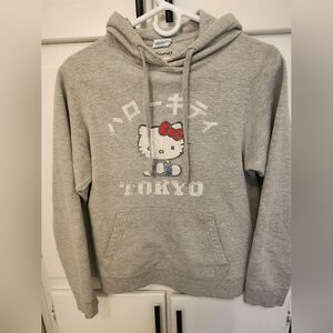 Gray Hello Kitty Hoodie